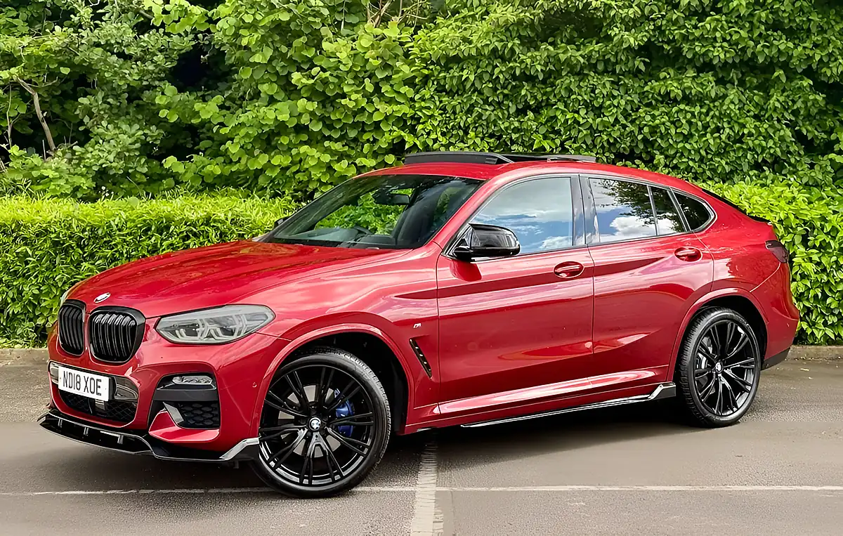 Used 2018 BMW X4 M Sport Red - Interior and Exterior details 2