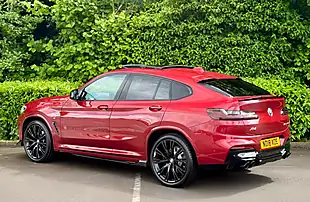 Used 2018 BMW X4 M Sport Red - Interior and Exterior details 3