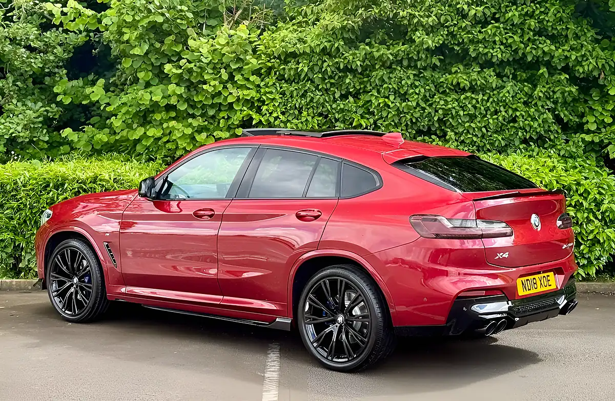 Used 2018 BMW X4 M Sport Red - Interior and Exterior details 3