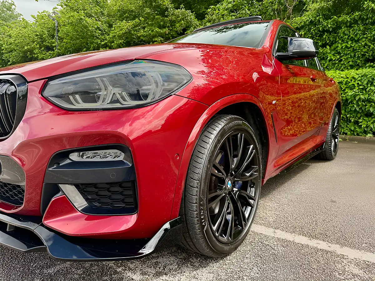 Used 2018 BMW X4 M Sport Red - Interior and Exterior details 5