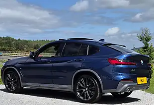 Used 2018 BMW X4 M Sport X Blue - Interior and Exterior details 2