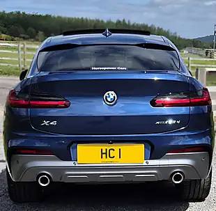 Used 2018 BMW X4 M Sport X Blue - Interior and Exterior details 5