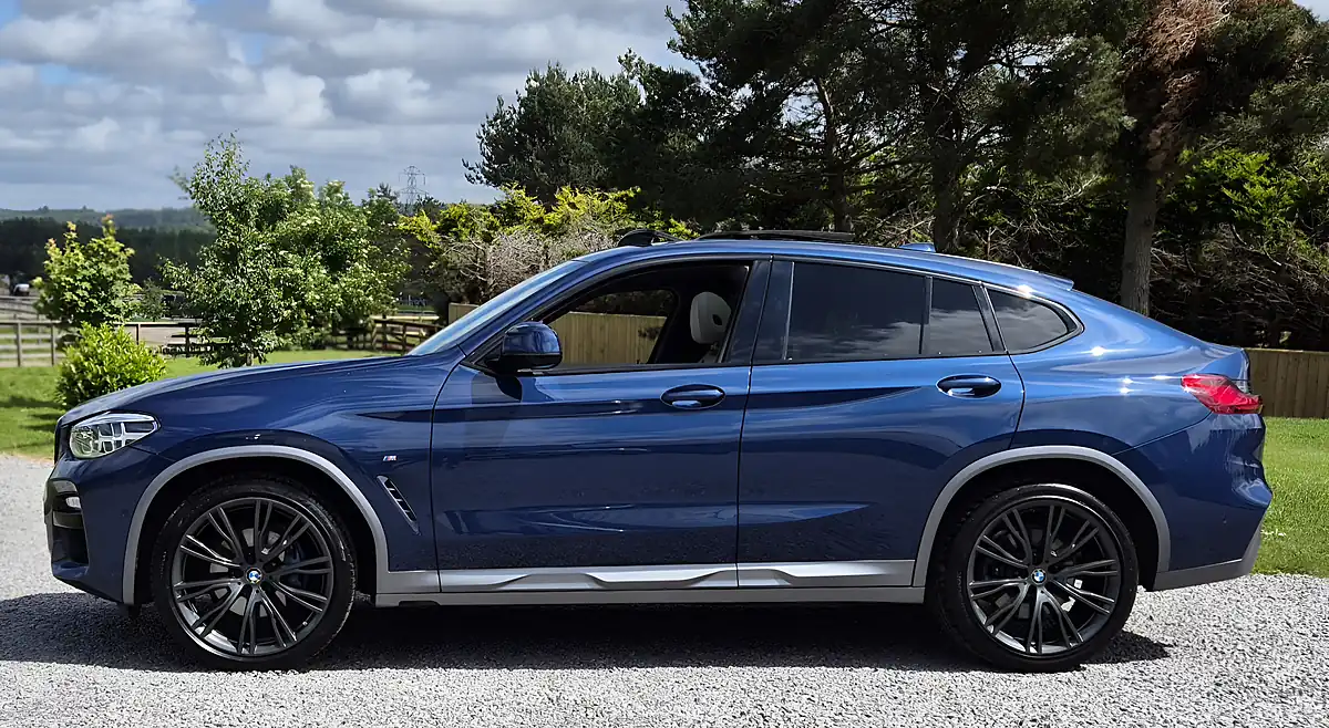Used 2018 BMW X4 M Sport X Blue - Interior and Exterior details 6
