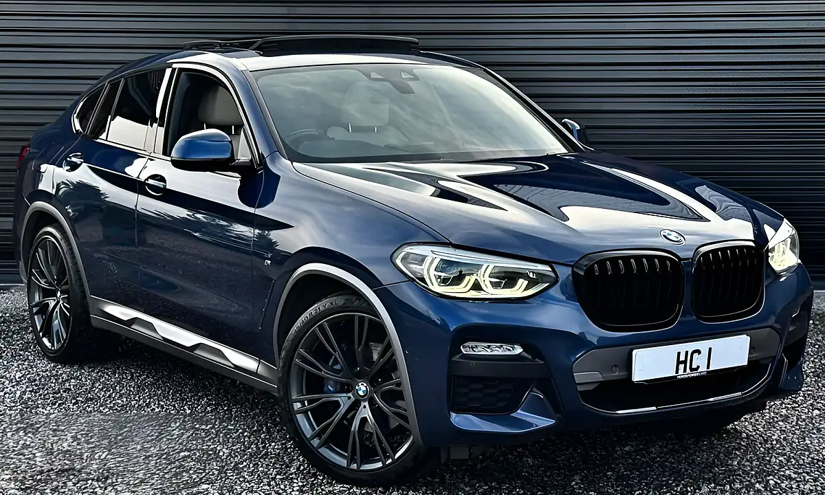 Used 2018 BMW X4 M Sport X Phytonic Blue - Front View