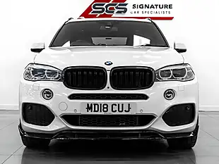 Used 2018 BMW X5 M Sport Alpine White - Interior and Exterior details 6
