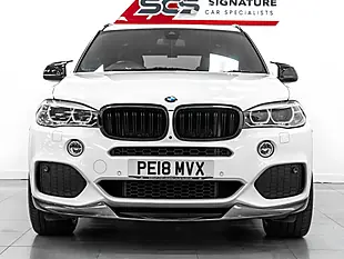 Used 2018 BMW X5 M Sport Alpine White - Interior and Exterior details 5