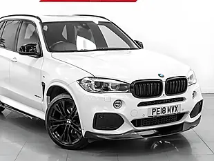 Used 2018 BMW X5 M Sport Alpine White - Interior and Exterior details 9