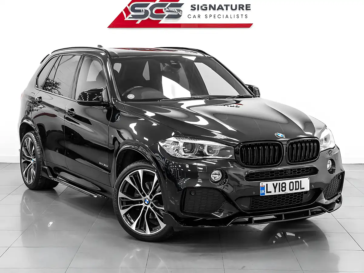 Used 2018 BMW X5 M Sport Black Sapphire - Interior and Exterior details 8