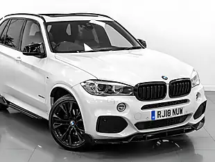 Used 2018 BMW X5 M Sport Mineral White - Interior and Exterior details 10