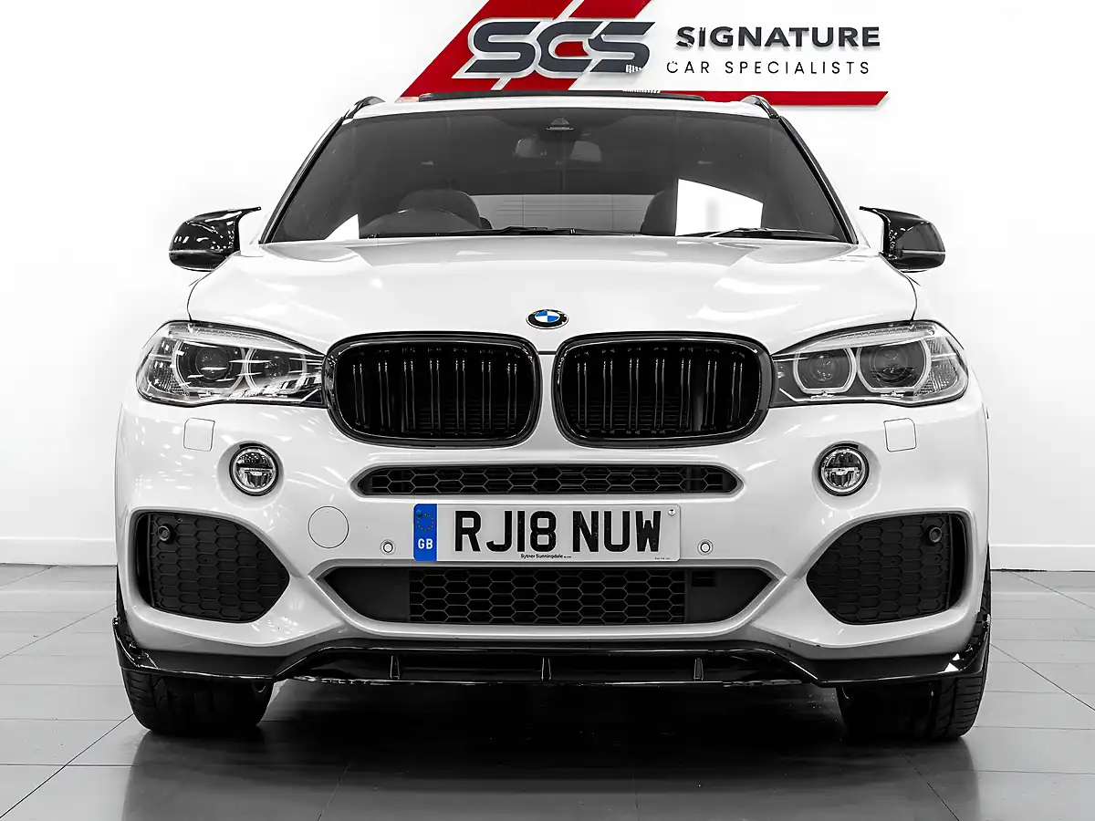Used 2018 BMW X5 M Sport Mineral White - Interior and Exterior details 6