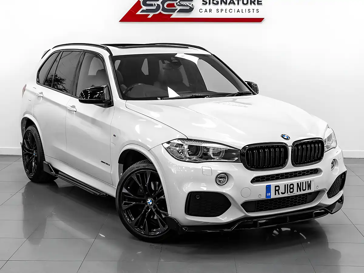 Used 2018 BMW X5 M Sport Mineral White - Interior and Exterior details 8