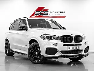Used 2018 BMW X5 M Sport Mineral White - Interior and Exterior details 20