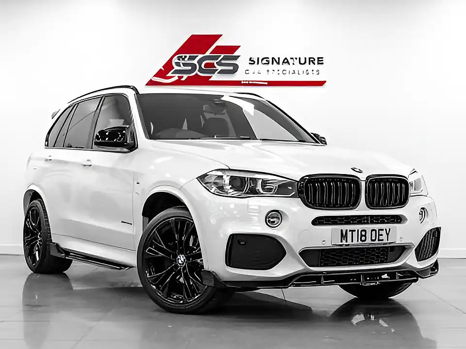 Used 2018 BMW X5 M Sport Mineral White - Interior and Exterior details 20