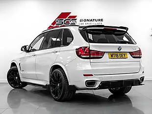 Used 2018 BMW X5 M Sport Mineral White - Interior and Exterior details 4
