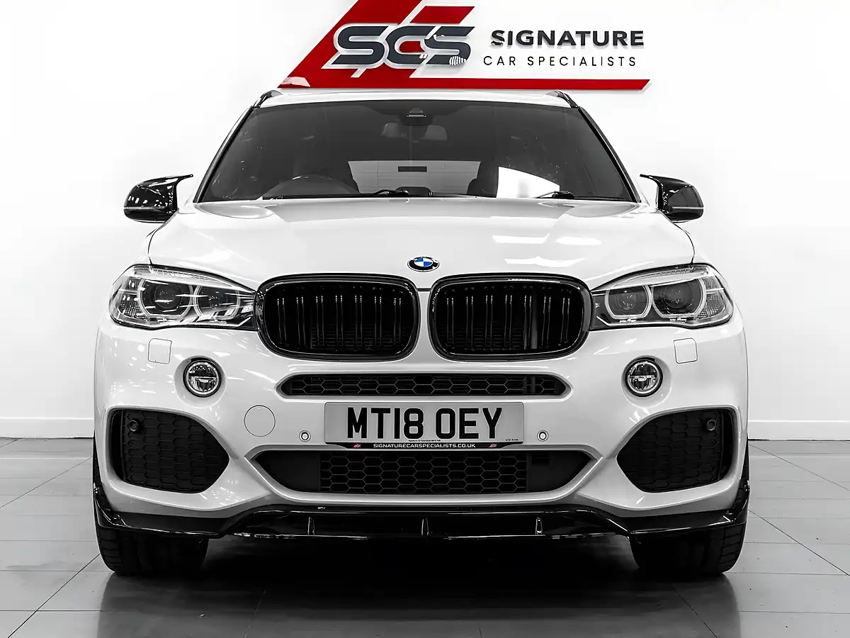 Used 2018 BMW X5 M Sport Mineral White - Interior and Exterior details 6