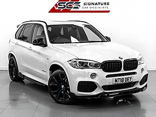 Used 2018 BMW X5 M Sport Mineral White - Interior and Exterior details 8
