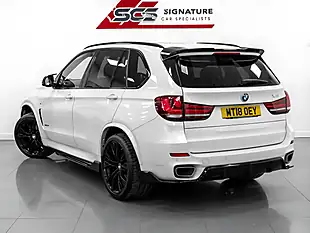 Used 2018 BMW X5 M Sport Mineral White - Interior and Exterior details 9
