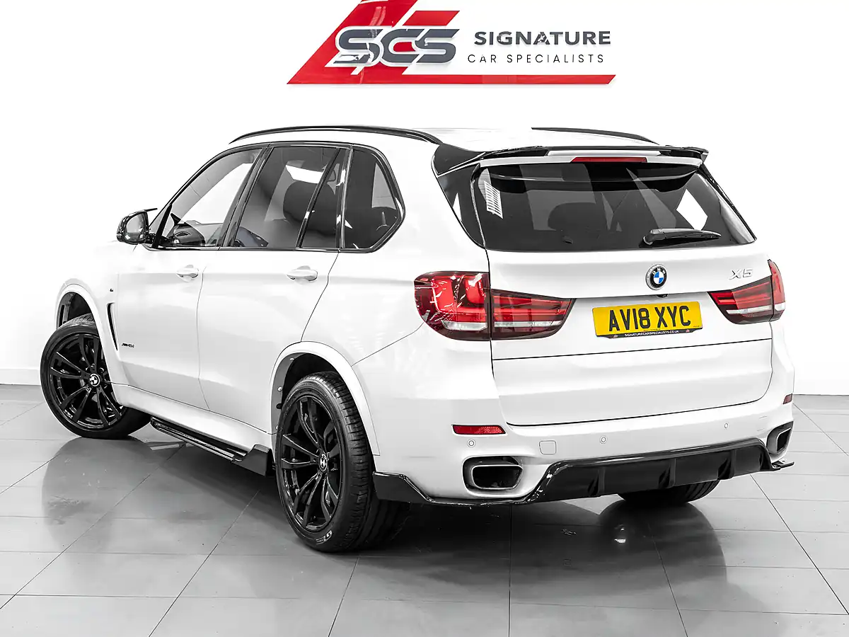 Used 2018 BMW X5 M Sport Mineral White - Interior and Exterior details 6