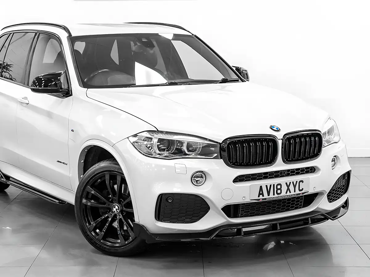 Used 2018 BMW X5 M Sport Mineral White - Interior and Exterior details 7