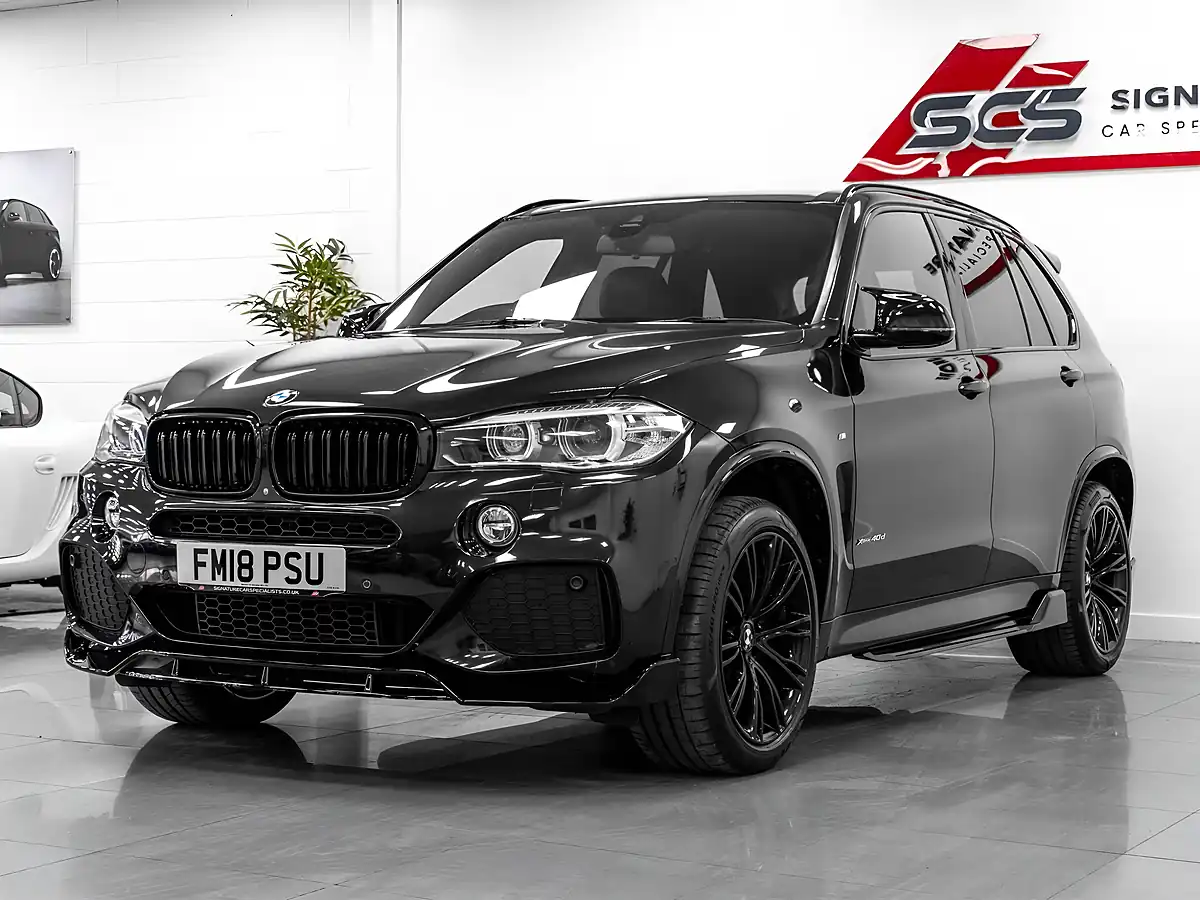 Used 2018 BMW X5 M Sport Sapphire Black - Front View