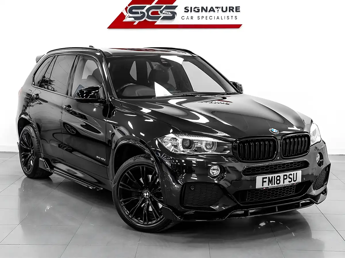 Used 2018 BMW X5 M Sport Sapphire Black - Interior and Exterior details 7