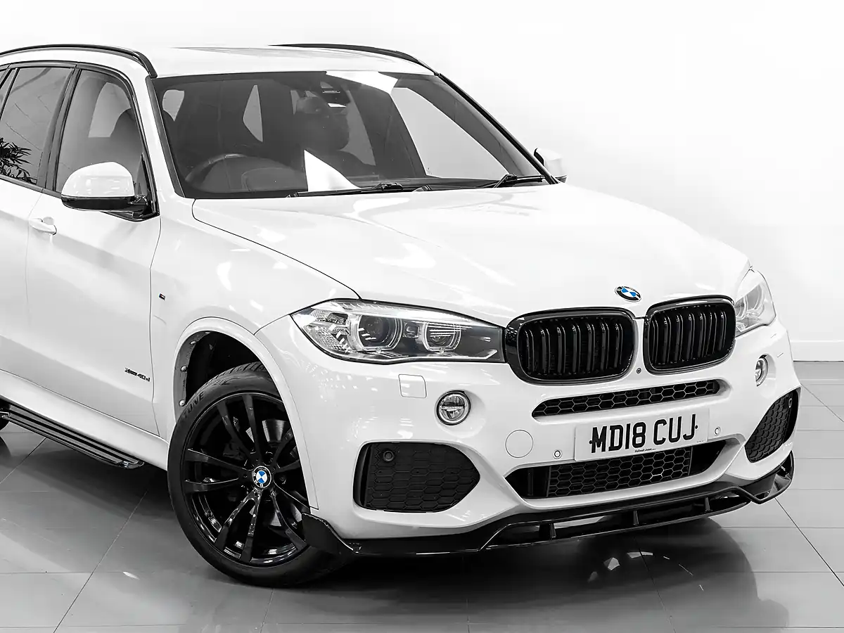 Used 2018 BMW X5 M Sport White - Interior and Exterior details 10