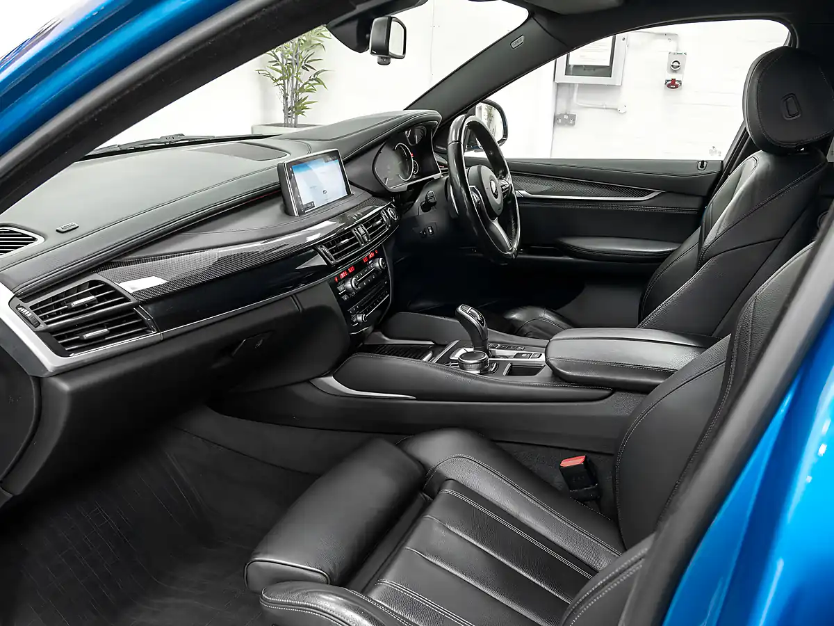 Used 2018 BMW X6 M Sport Edition Long Beach Blue - Interior and Exterior details 12