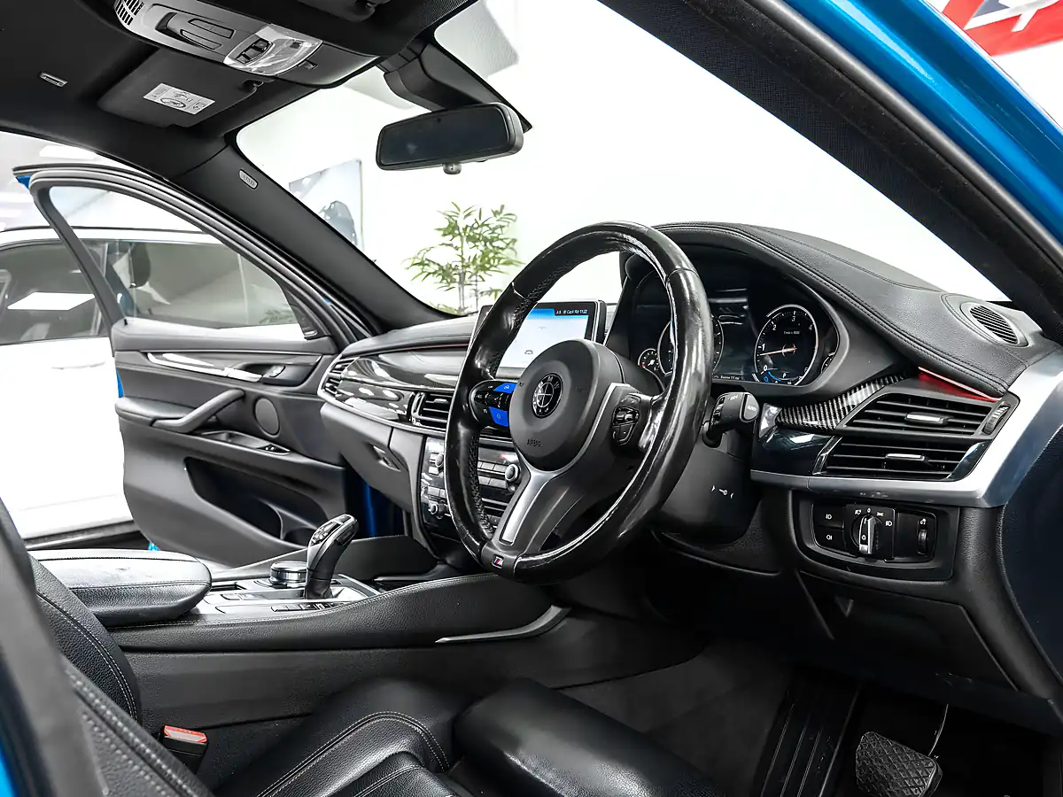 Used 2018 BMW X6 M Sport Edition Long Beach Blue - Interior and Exterior details 15