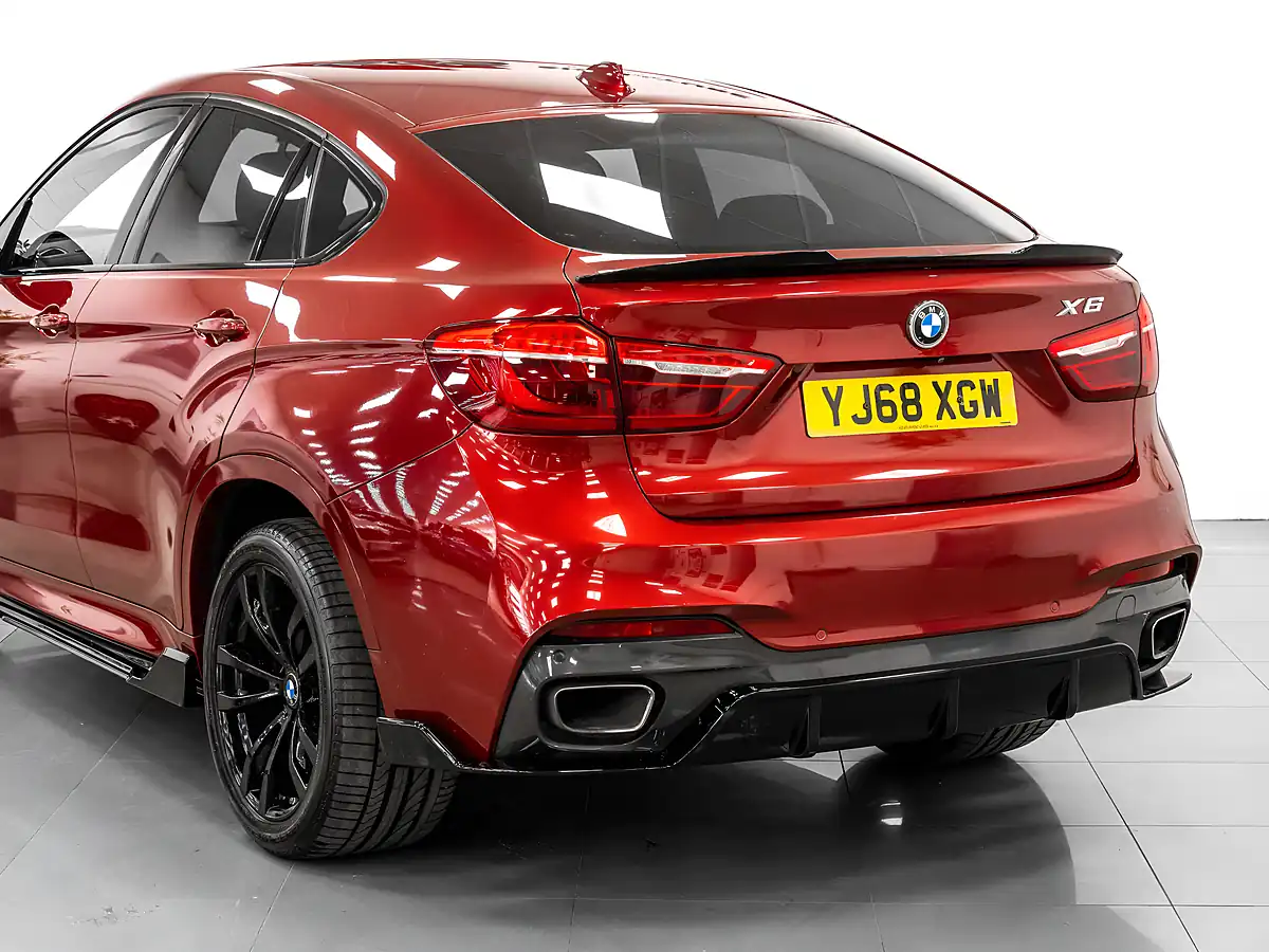 Used 2018 BMW X6 M Sport Flamenco Red Xirallic - Interior and Exterior details 10