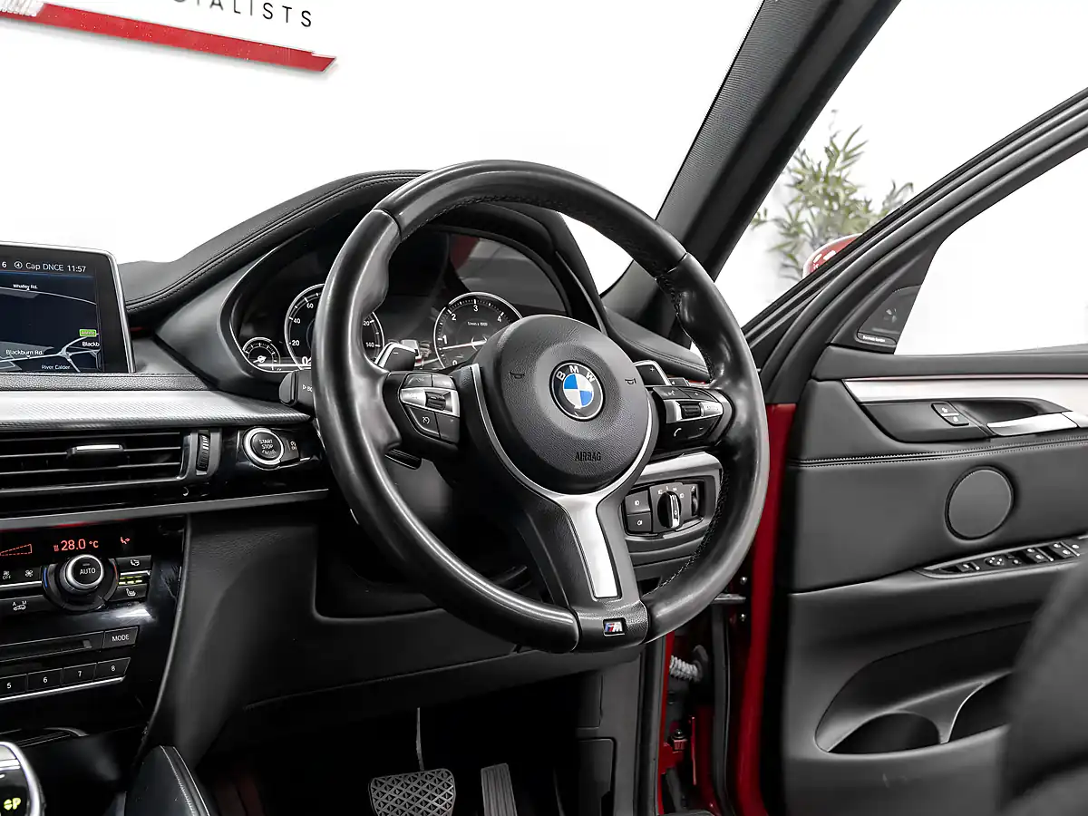 Used 2018 BMW X6 M Sport Flamenco Red Xirallic - Interior and Exterior details 14
