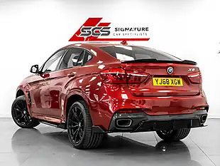 Used 2018 BMW X6 M Sport Flamenco Red Xirallic - Interior and Exterior details 4