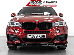 Used 2018 BMW X6 M Sport Flamenco Red Xirallic - Interior and Exterior details 6