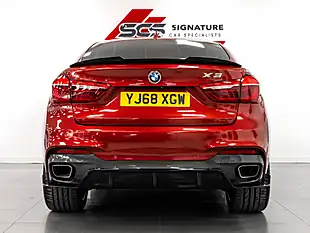 Used 2018 BMW X6 M Sport Flamenco Red Xirallic - Interior and Exterior details 7