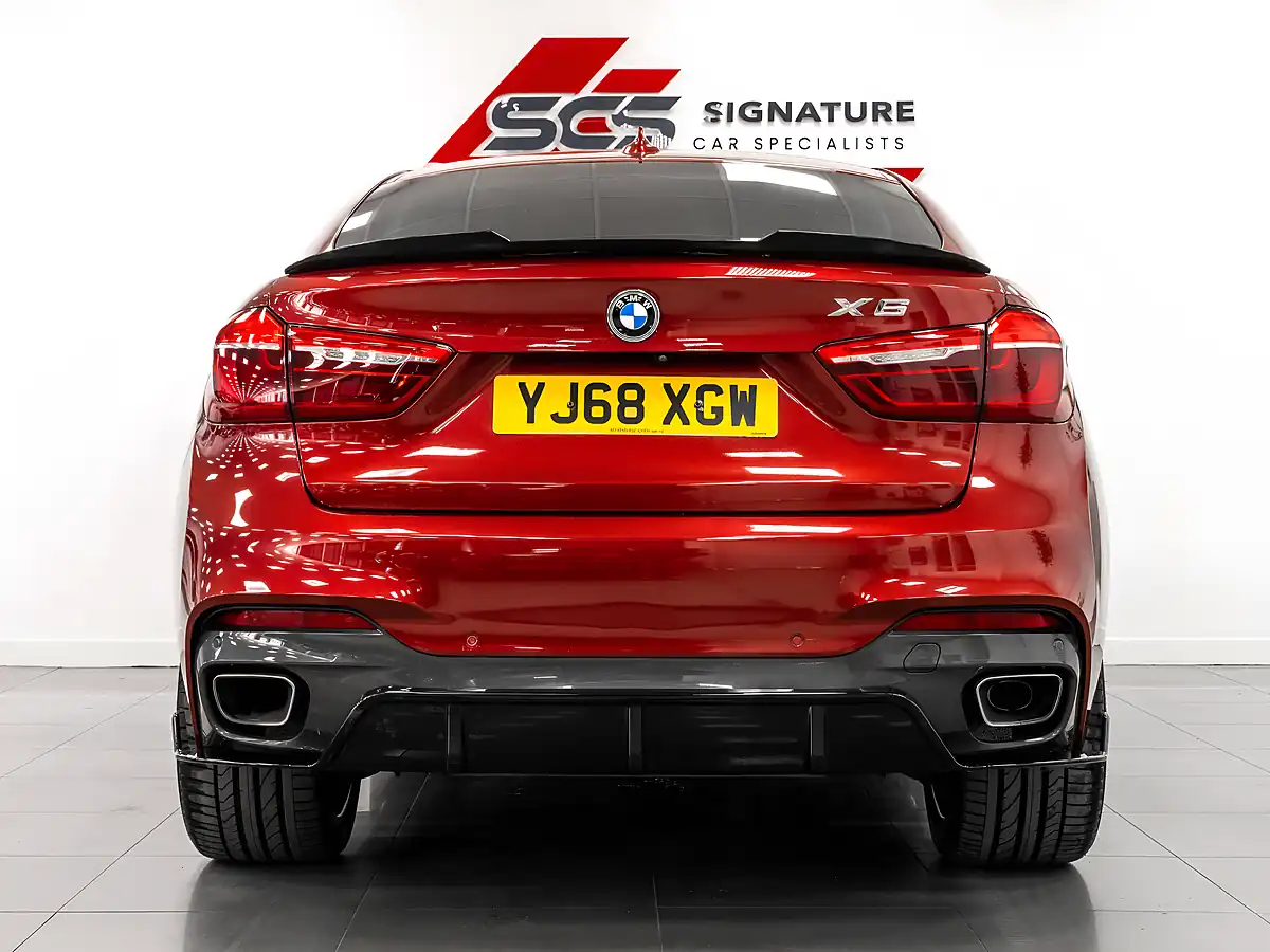 Used 2018 BMW X6 M Sport Flamenco Red Xirallic - Interior and Exterior details 7