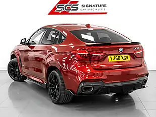 Used 2018 BMW X6 M Sport Flamenco Red Xirallic - Interior and Exterior details 9