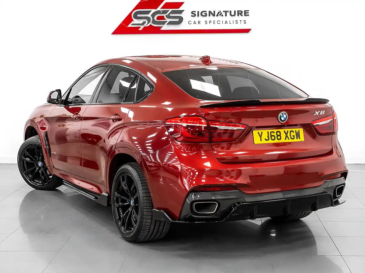 Used 2018 BMW X6 M Sport Flamenco Red Xirallic - Interior and Exterior details 9