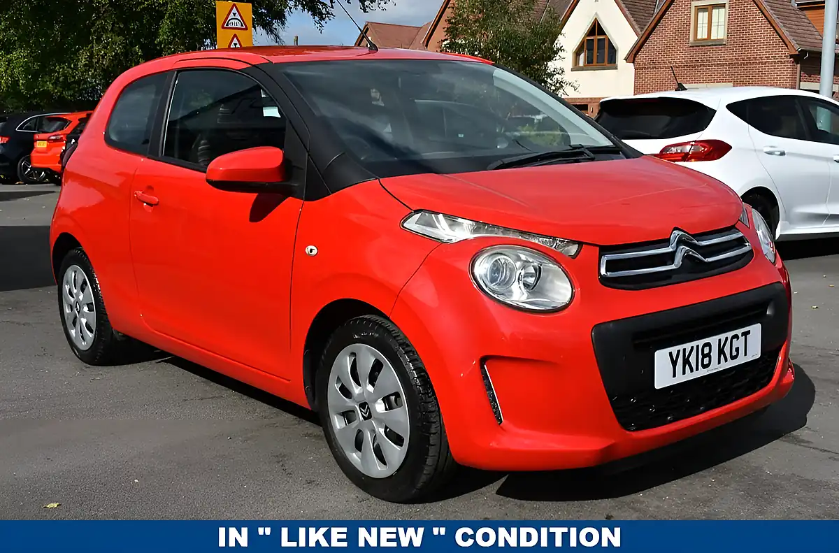 Used 2018 Citroen C1 Feel Scarlet Red - Interior and Exterior details 2