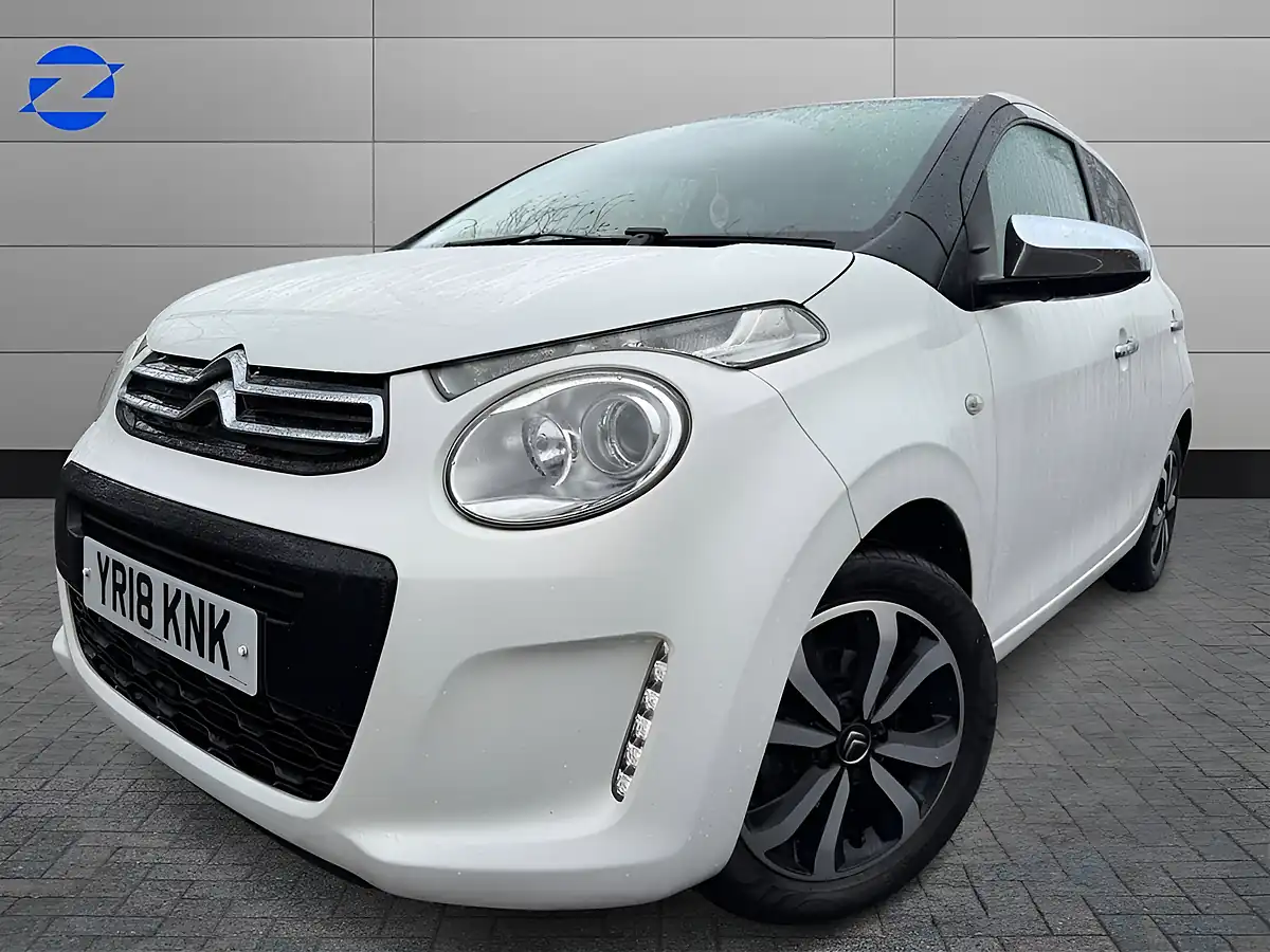 Used 2018 Citroen C1 Flair White - Front View