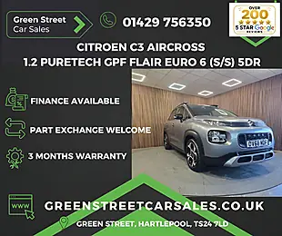 Used 2018 Citroen C3 Aircross Flair Grey - Interior and Exterior details 2