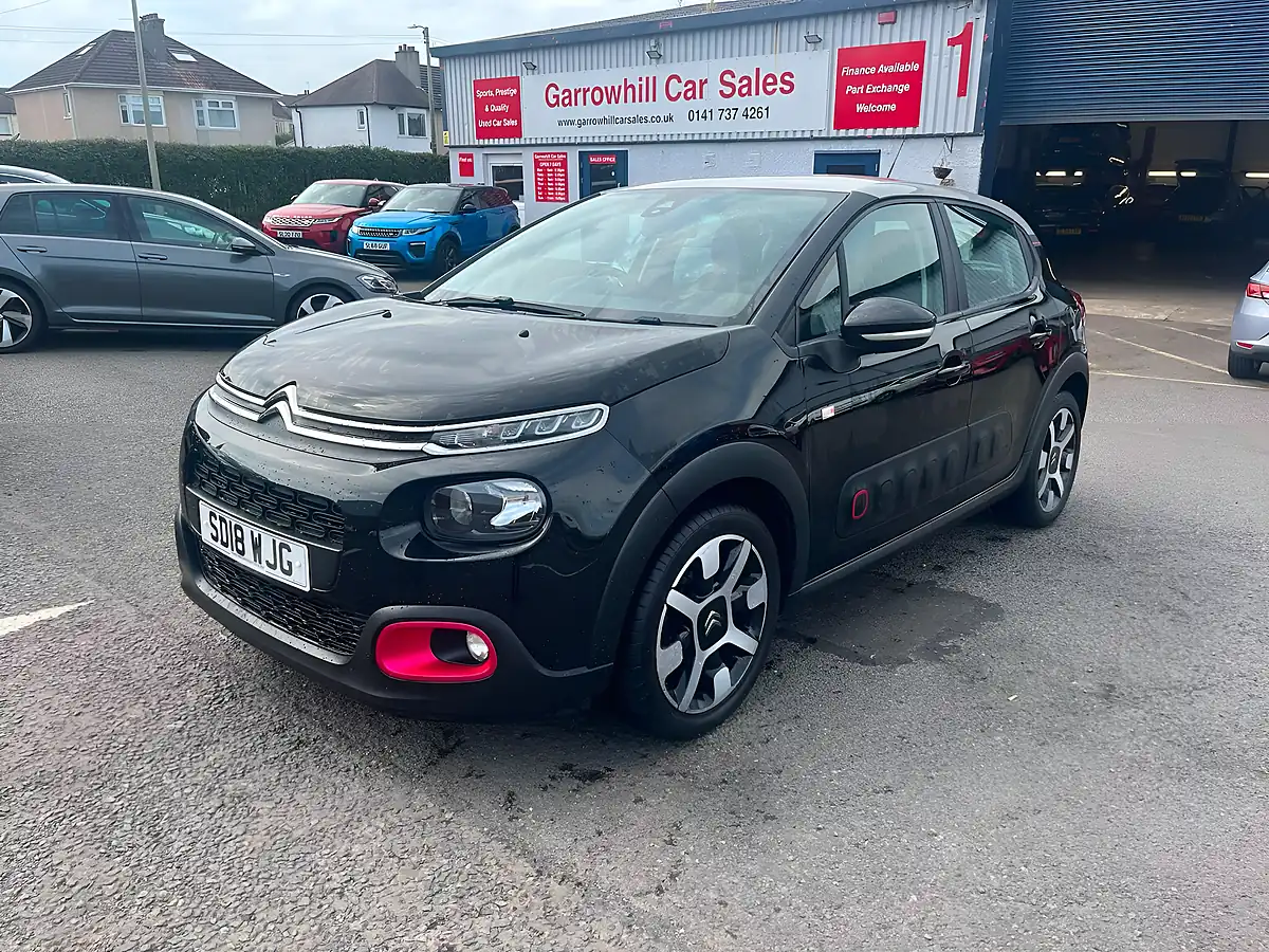 Used 2018 Citroen C3 Elle Black - Front View