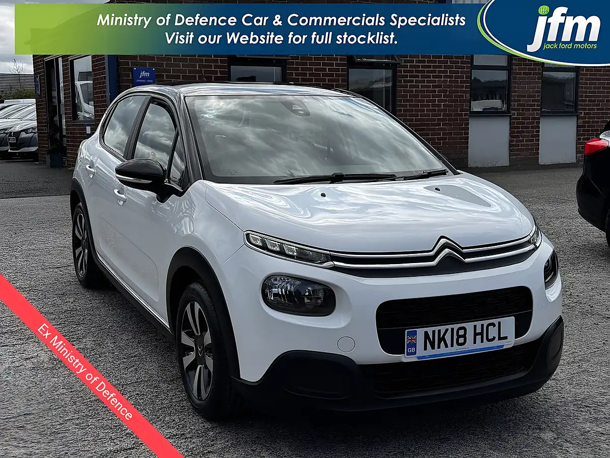 Used 2018 Citroen C3 Feel Banquise White - Front View