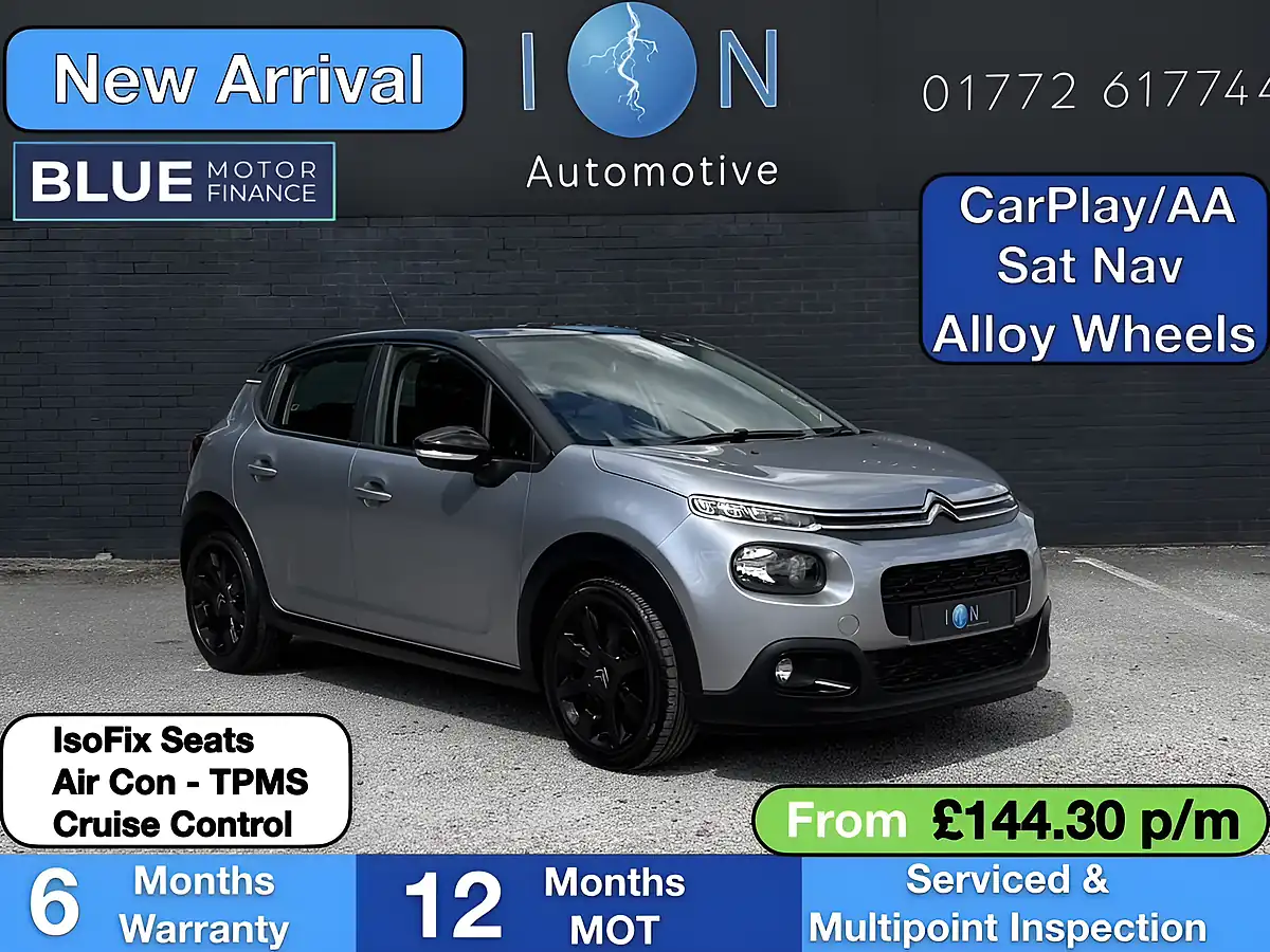 Used 2018 Citroen C3 Feel Nav Edition Grey - Front View
