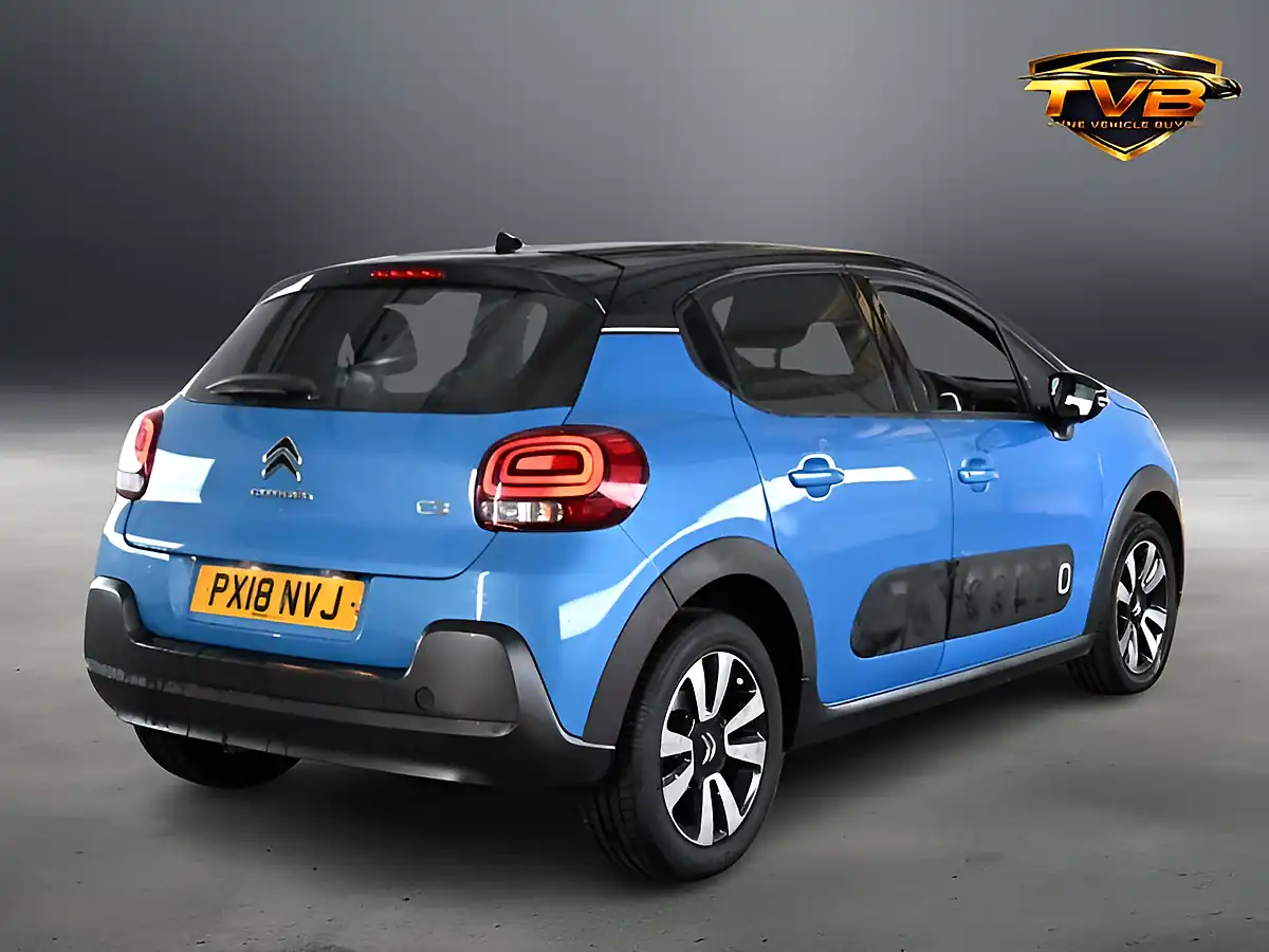 Used 2018 Citroen C3 Flair Cobalt Blue - Interior and Exterior details 3