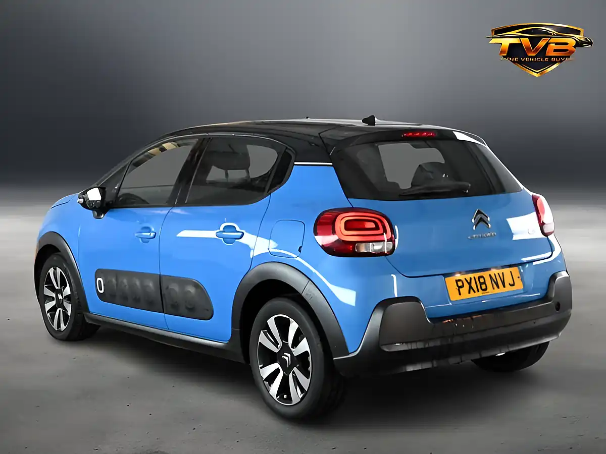 Used 2018 Citroen C3 Flair Cobalt Blue - Interior and Exterior details 4