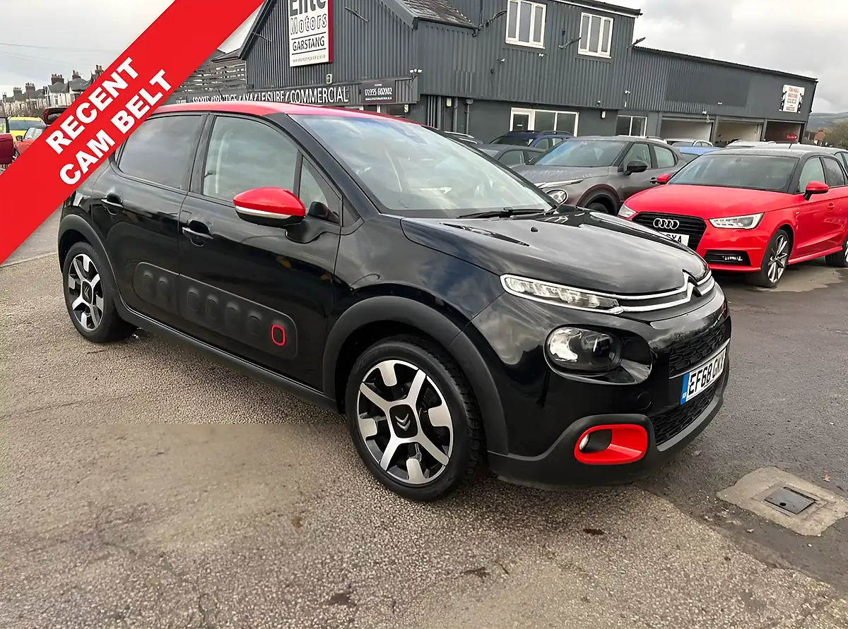 Used 2018 Citroen C3 Flair Nav Edition Black - Front View