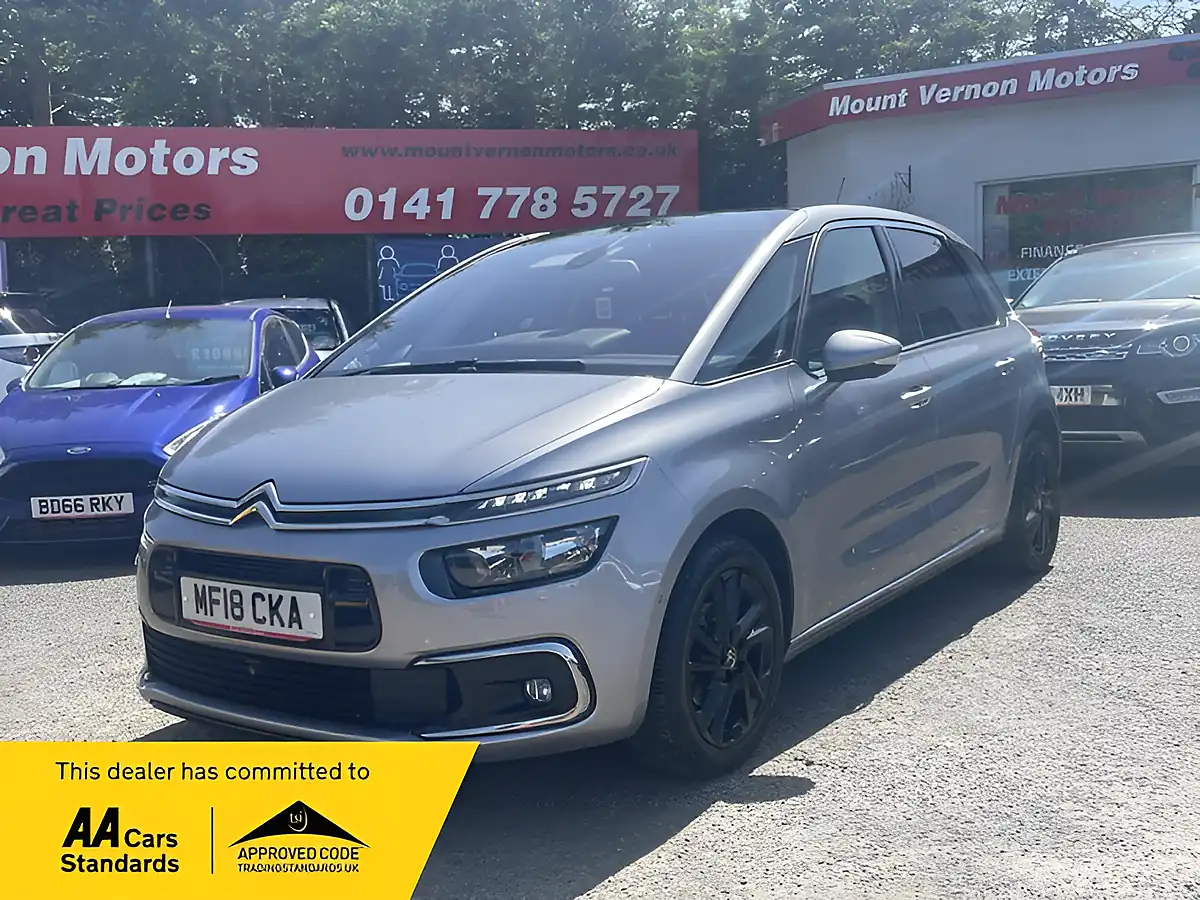 Used 2018 Citroen C4 Picasso Flair Grey - Front View