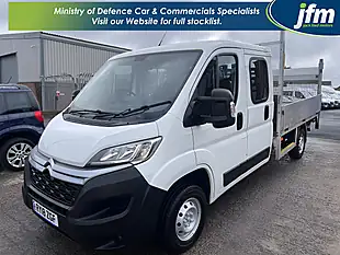 Used 2018 Citroen Relay 35 Heavy L3 Dropside Crewcab White - Interior and Exterior details 10