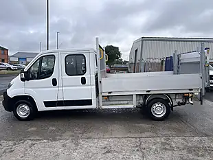 Used 2018 Citroen Relay 35 Heavy L3 Dropside Crewcab White - Interior and Exterior details 9