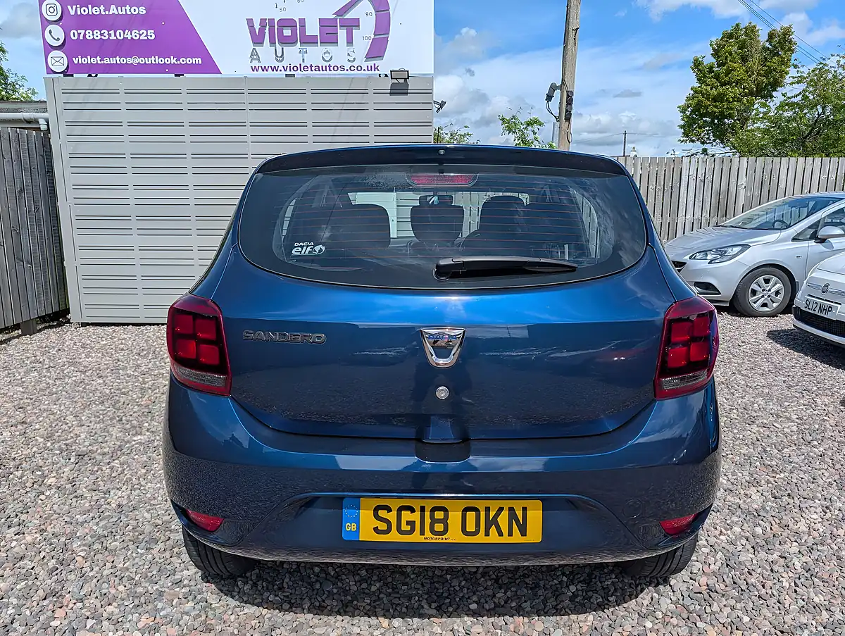 Used 2018 Dacia Sandero Ambiance Blue - Interior and Exterior details 10