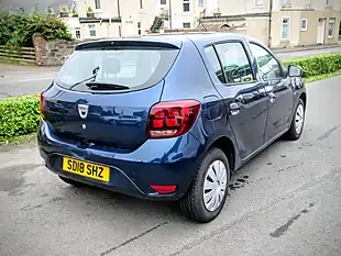 Used 2018 Dacia Sandero Ambience Metallic Blue - Interior and Exterior details 8